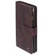 thumbnail image 1 of Funda para teléfono con billetera de cuero PU con cremallera y tapa protectora para Samsung Galaxy S22 Ultra, 1 of 8