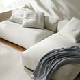 thumbnail image 3 of Solace2-Piece Modular Upholstered Fabric Sectional Sofa With Chaise in Salt, 3 of 10