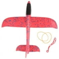 thumbnail image 1 of 1PC Foam Hand Throw Airplane Rubber Band Ejection Launch Glider Plane 35CM Toys, 1 of 5