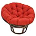 thumbnail image 3 of Blazing Needles Oversize 52" Papasan Twill Fabric Cushion-Red, 3 of 5