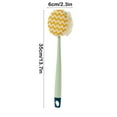 thumbnail image 3 of Latrodar Shower Brush With Long Handle Soft Body Brush Back Scrubbers For Shower Gentle Exfoliation And Improved Skin Health Practical&Affordable Green 14.4x4 Inch Home Essentia, 3 of 5