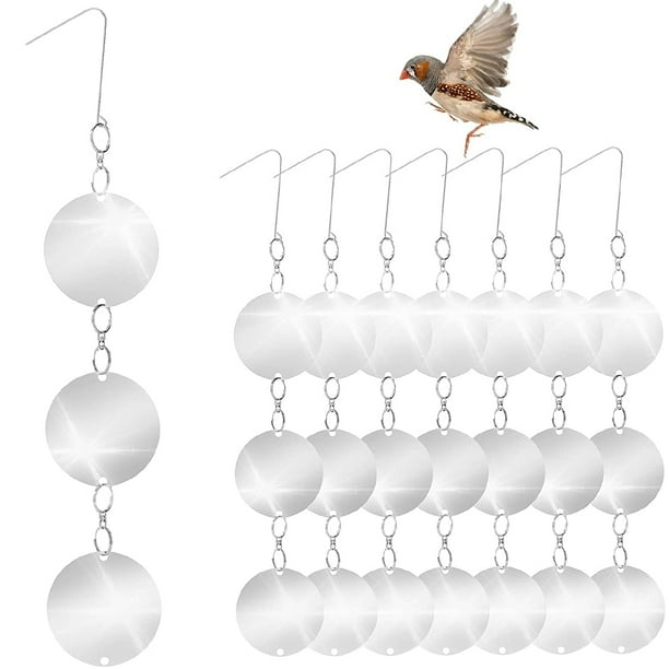Elbourn Bird Repellent Scare Discs - Large Reflective Bird Deterrent
