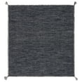 thumbnail image 4 of SAFAVIEH Montauk Bijar Jace Solid Soft Braided Cotton Area Rug, Grey/Black, 5' x 8', 4 of 8