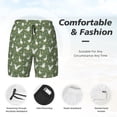 thumbnail image 3 of Fotbe Cute goose Traje de Baño para Hombre – Shorts de Natación de Secado Rápido con Forro y Bolsillos-XX-Large, 3 of 6