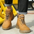 thumbnail image 2 of eileial Work Boots for Men Waterproof Soft Toe Non Slip Comfortable Boots,Yellow 11, 2 of 6