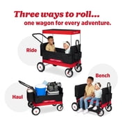 Radio Flyer All-Terrain Kid & Cargo Push Folding Wagon, Air Tires