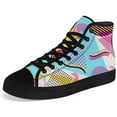 thumbnail image 5 of Aidianart Womens 80s High Top Canvas Sneakers High Top Shoes Size 7, 5 of 5