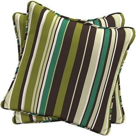 Arden Striped Throw Pillows, Hawthorne Stripe, Set of 2