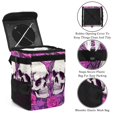 Car Garbage Can Foldable Trash Can with Leakproof Lid, Hanging