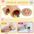thumbnail image 2 of Montessori Toys Soarly, clasificador de colores de madera para niños de más de 18 m, 2 of 8