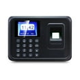thumbnail image 1 of Fingerprint Attendance Biometric Machine System Employee Keypad Electric Time Clock Recorder USB Data Manage ,Easy Operate, 1 of 6