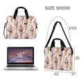 thumbnail image 3 of FORMRS 16" Laptop Sleeve Bag Carrying Case with Handle Travel Shoulder Briefcase, Pink Ice Cream Pattern, 3 of 8