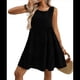 thumbnail image 1 of Vestidos de Verano para Mujer 2025, Sueltos, Informales, para Playa, Sin Mangas. Negro XXL, 1 of 10