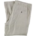 thumbnail image 2 of Tasso Elba Pantalones casuales con cordón de lino para hombre, Beige, 4XLTW x 35L, 2 of 2