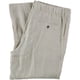 thumbnail image 2 of Tasso Elba Pantalones casuales con cordón de lino para hombre, Beige, 4XLTW x 35L, 2 of 2