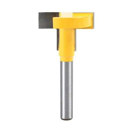

clearance 1/4 Shank Cemented Carbide T slot Woodworking Milling Router Bit Woodworking Cutter(Yellow 27mm)