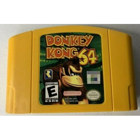 Yellow shell DONKEY KONG 64 Game Cartridge Card For Nintendo 64 N64 US Version