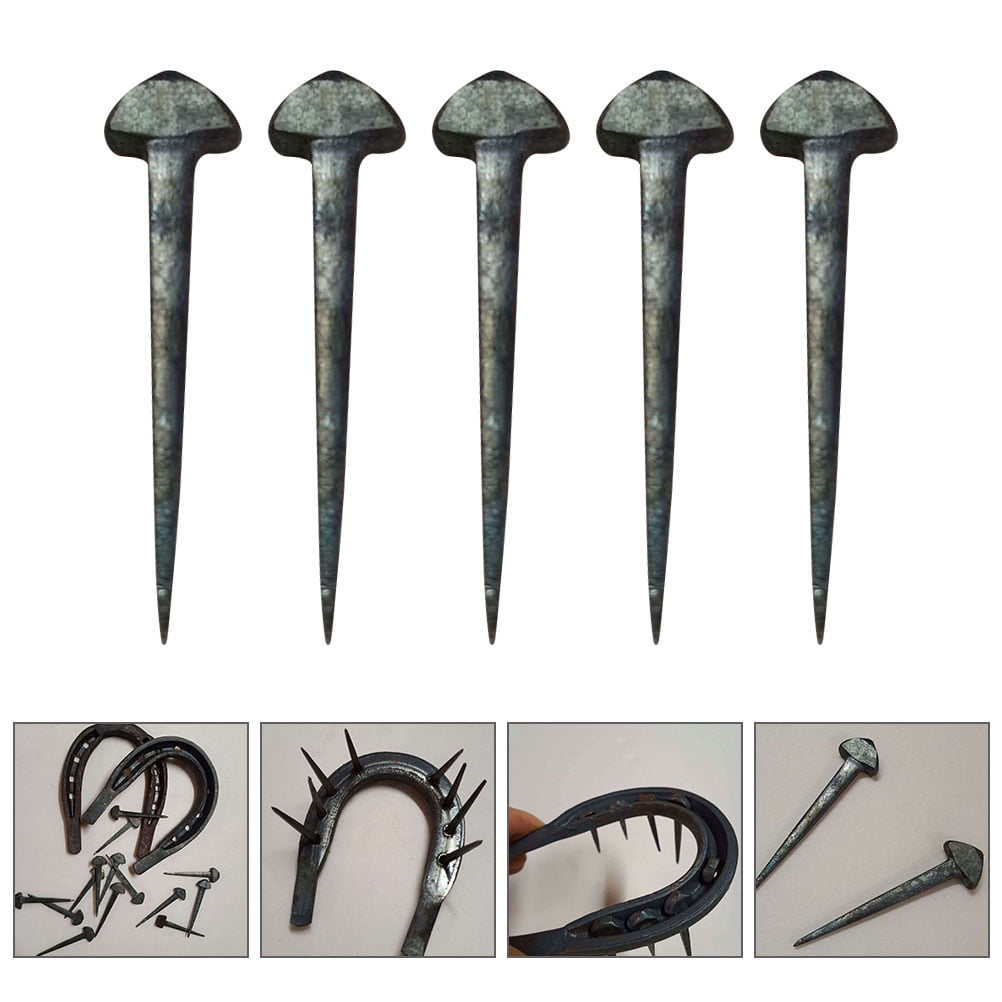 50Pcs Professional Horseshoe Tools Replaceable Horse Equipment Iron Hoof  Nails Horse Accessory 