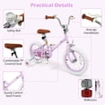 thumbnail image 5 of OLAKIDS Kids Bike, 12 14 16 18 Inch Bear Themed Toddlers Bike with Training Wheels Adjustable Seat Handlebar Coaster Brake and Handbrake, Children's Bicycle for Boys Girls, 5 of 8