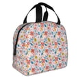 thumbnail image 2 of Pofeuu Floral Ditsy Print Lunch Bag Lunch Box Insulated Lunch Bag Adult Lunch Box for Men and Women, 2 of 8