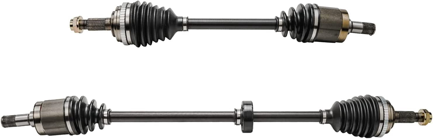 Detroit Axle - 2pc Front CV Axles for 1992-2000 Honda Civic, 1997-2000 Acura EL, 2 CV Axle Shafts Assembly 1998 1999 Replacement
