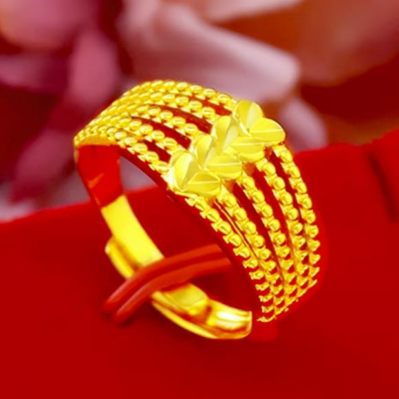 Meitianfacai Fashionable Heart Ring For Women Boho Dainty Textured Heart Ring Her