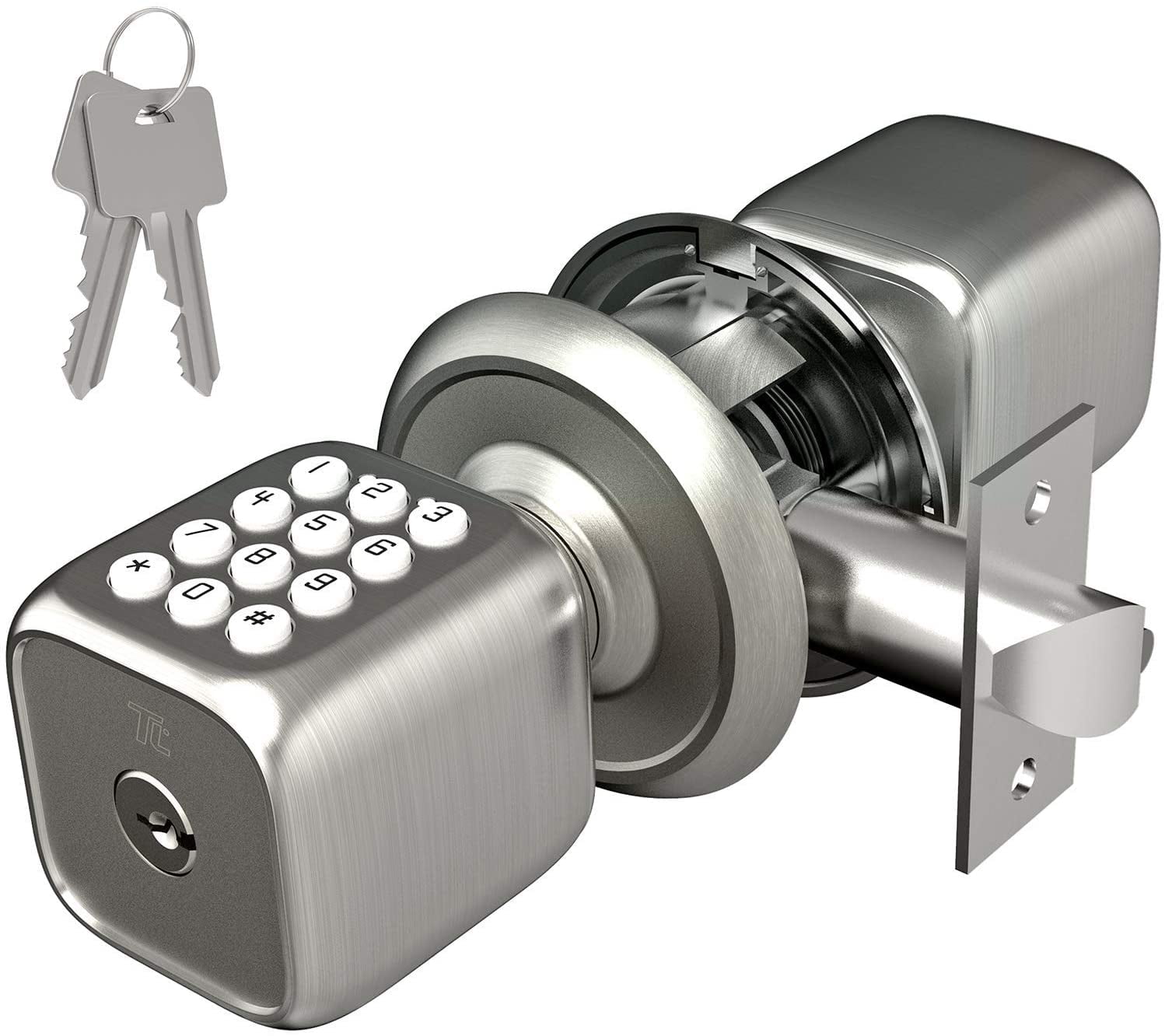 TurboLock TL-111 Digital Door Lock with Keypad Door Knob Keyless Entry