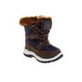 thumbnail image 2 of Avalanche Toddler Boys Snow Boots, Brown Navy, 8, 2 of 7