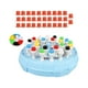 thumbnail image 3 of Juegos de mesa de ajedrez 2 en 1, juguetes Montessori, divertido juego de mesa con clavija, habilidades cognitivas motoras finas, fiestas para niños y , azul, 3 of 8