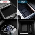 thumbnail image 3 of Upgraded Center Console Organizer Tray For 2024 Flocked Armrest Storage Box Interior Accessories, 3 of 5