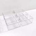 thumbnail image 7 of iDesign 6-Piece Recycled Plastic Pantry and Kitchen Storage, Freezer and Fridge Organizer Bins with Easy Grip Handles - 10" x 6" x 5", Clear, 7 of 7