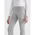 thumbnail image 4 of No Boundaries Mineral Wash Flare Cargo Pants, 31'' Inseam, Women's XXS-XXL, 4 of 5