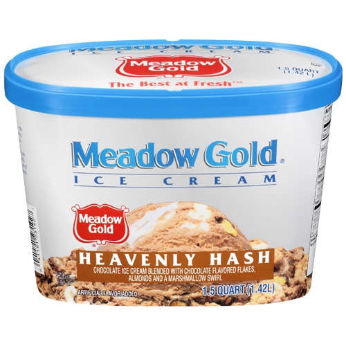 Meadow Gold Heavenly Hash Ice Cream 1 5 Qt Walmart Com