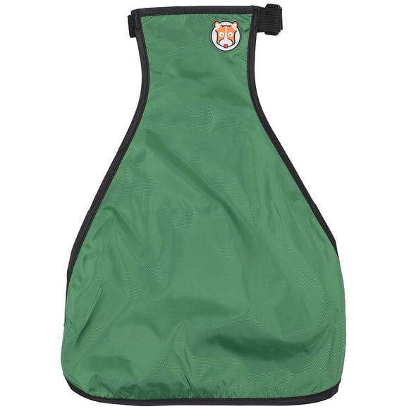 EeaseMX Ropa impermeable para mascotas, impermeable ajustable, ligero y protector de lluvia para perros y cachorros (verde, talla L)