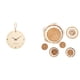 thumbnail image 1 of Reloj de pared,Reloj de pared decorativo para sala de estar,silencioso,Reloj de pared de madera con decoración moderna,Manualidades de pared,Decoración para colgar en la pared,ratán, 1 of 8