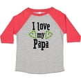 thumbnail image 3 of Inktastic I Love My Papa Hearts Boys or Girls Toddler T-Shirt, 3 of 5