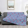thumbnail image 2 of Fotbe Nautical Anchors Manta de Franela con Estampado, Manta Ultrasuave para Cama, Sofá, Auto, Hipoalergénica y Antibolitas-50"x40", 2 of 6