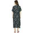 thumbnail image 3 of Bimba Maternity Floral Kaftan Nursing Night Gown,Front Buttons- Baby Shower Gift, 3 of 5