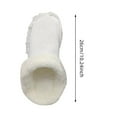 thumbnail image 2 of HLONK Insoles For Clogs Replacement Winter Insert Shoe Liners Sole Soft Warm Removable Furry Liners Slippers Shoe Inner For Outdoor Indoor, 2 of 8