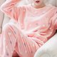 thumbnail image 3 of Flannel Sleepwear Women Pajamas Set Winter Velvet Pyjama 2 Pieces Pjs Heart Warm Pijamas Mujer Female Loungewear Casual Homewear, 3 of 4