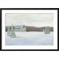 thumbnail image 2 of Art.com Holiday Winter Barn Art Print by James Wiens, Black Frame Wall Art, 29" x 21", 2 of 4