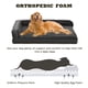 thumbnail image 2 of Cama ortopédica para perros WINDRACING impermeable para perros grandes, color gris, 2 of 7