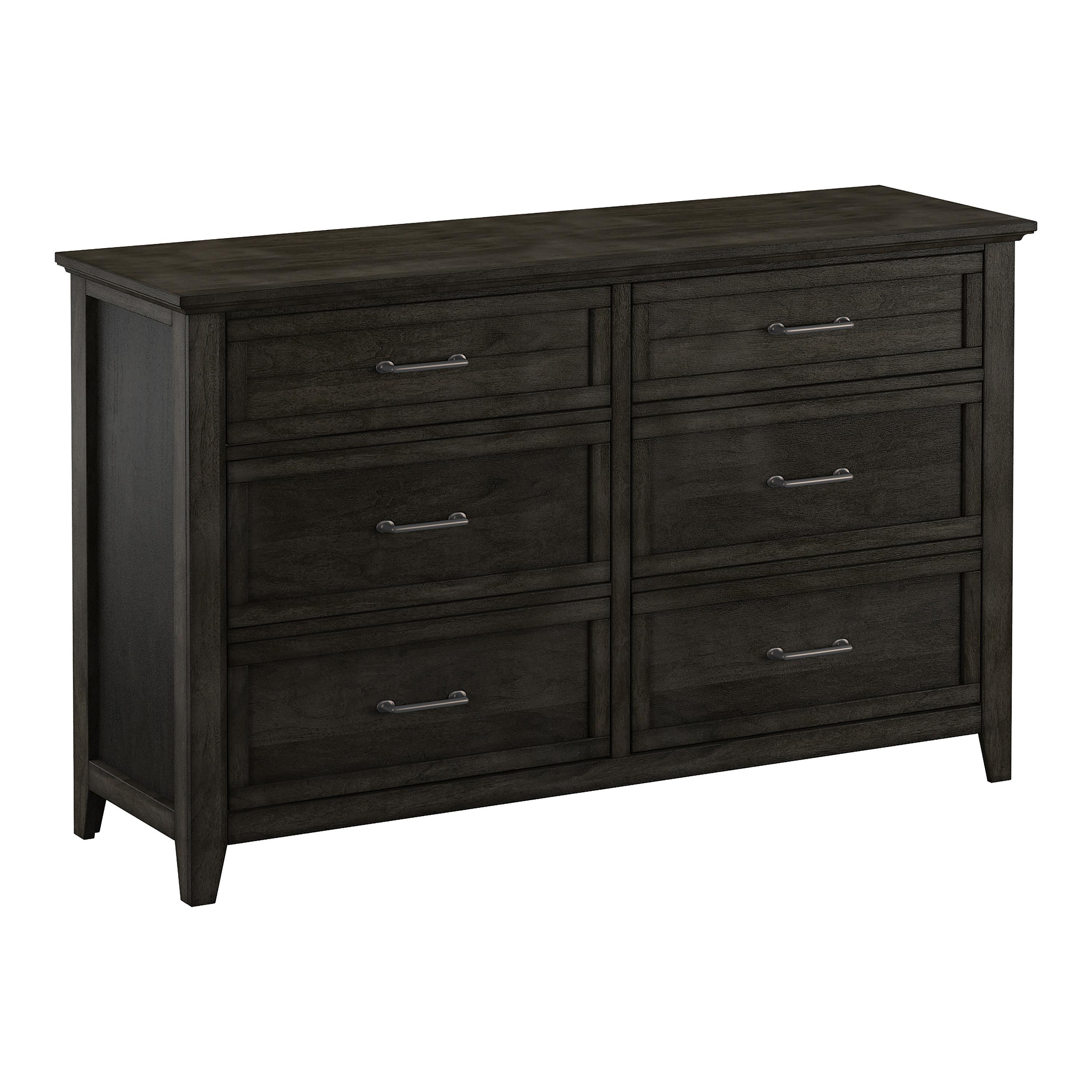 Furniture of America Cisco 6-Drawer Wood Walnut Dresser