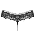 thumbnail image 2 of Pearl Massage Thong Lace Thongs for Women Transparent Playful Panties for Women, 2 of 4
