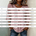 thumbnail image 4 of Women's Fashion Print Blouse V Neck 3/4 Sleeve Elegant Casual Loose Fit Summer Basic Tops By Yigetop Grey L, 4 of 5