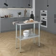 thumbnail image 5 of 18" x 36" Stainless Steel Work Table with Undershelf Food Prep NSF Utility Work Station, 5 of 9