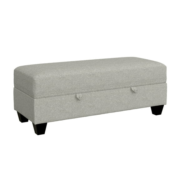 Drason Gray Storage Ottoman