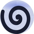 thumbnail image 1 of Ahgly Company Machine Washable Indoor Round Transitional Heavenly Blue Area Rugs, 6' Round, 1 of 7