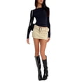 thumbnail image 3 of Womenacute;s Spring Autumn Slim Tops Solid Color Long Sleeve Round Neck Blouse, 3 of 9