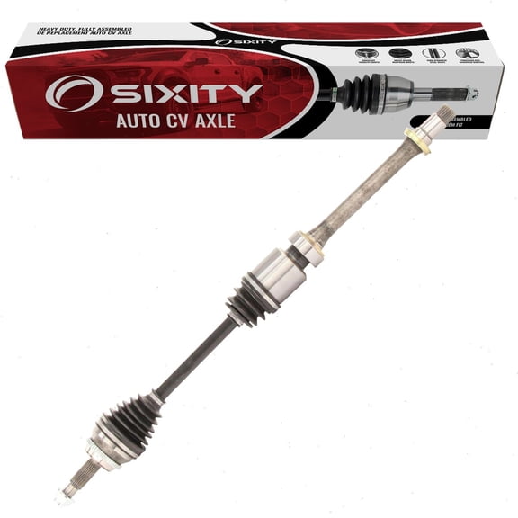Sixity Front Right CV Axle compatible with Toyota Camry 2.4L L4 2002-2009 - Passenger Side Complete Axle Shaft Assembly